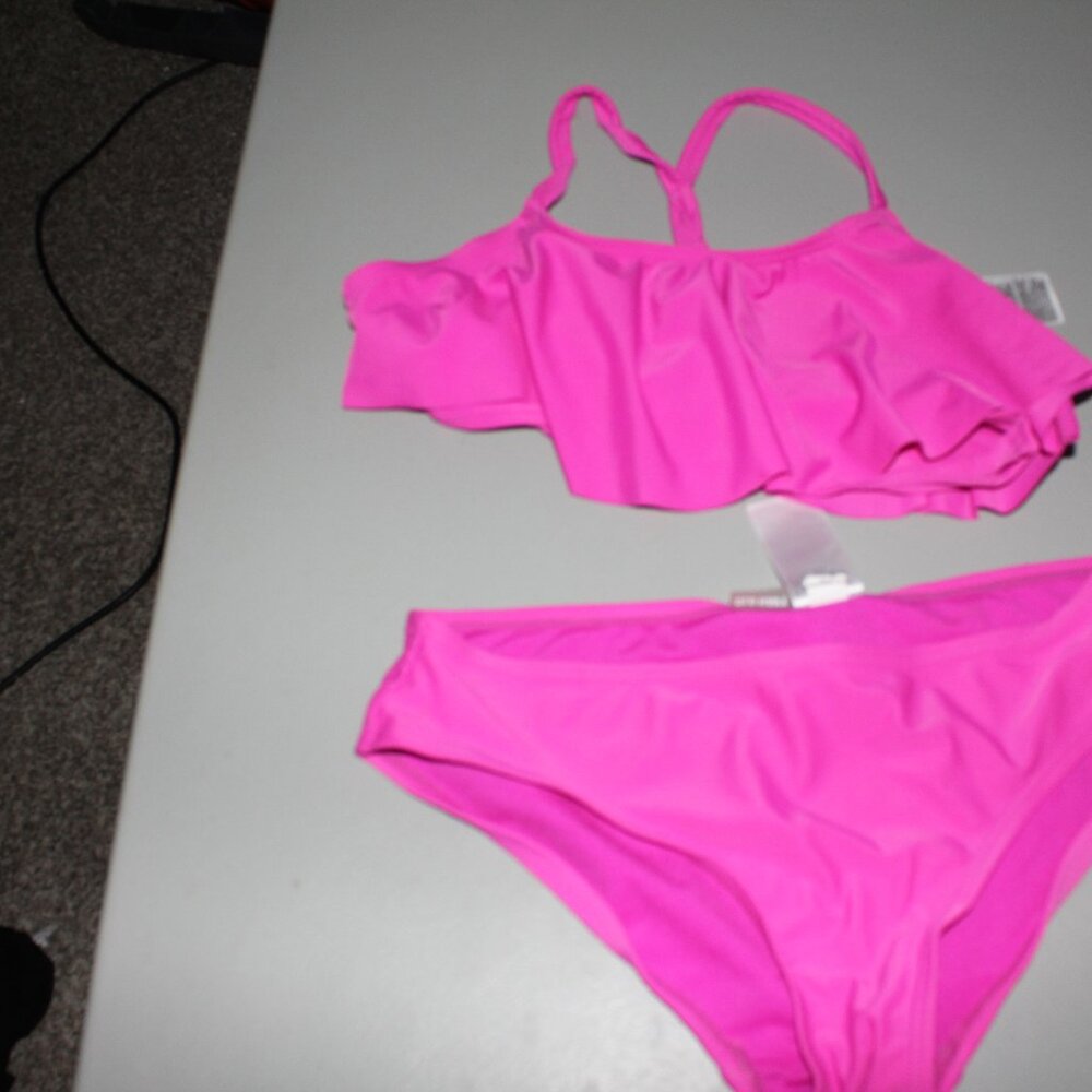 Pink 2 Pcs Old Navy Bikini Swimsuit  Size XL 14